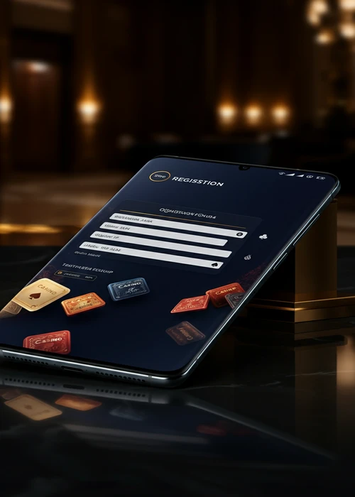 Gebruikersinterface van het Gratorama Casino registratieformulier op een desktopapparaat